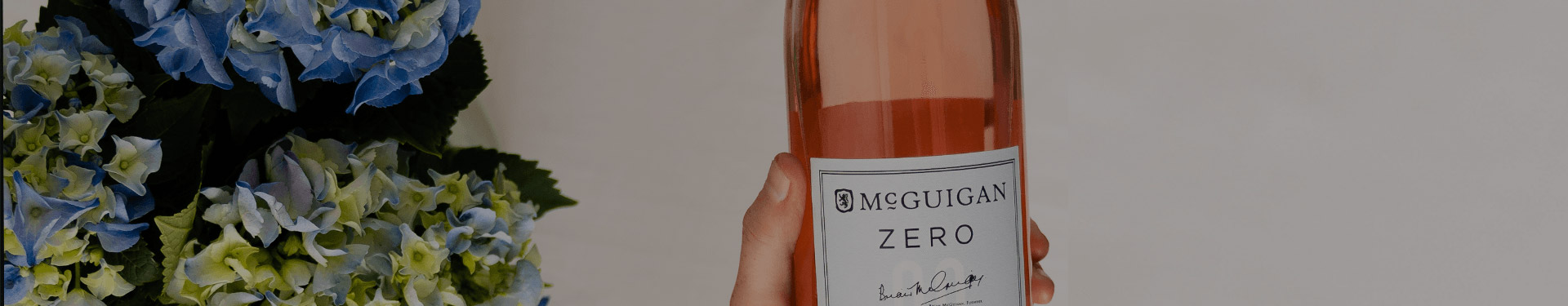 McGuigan Zero Rose Bottle being poured into a glass