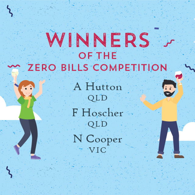 Zero Bill competition Winners